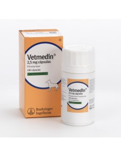 VETMEDIN 2.5 MG 100 CAPSULAS 