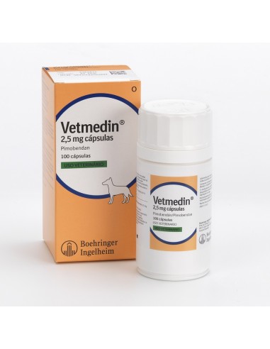 VETMEDIN 2.5 MG 100 CAPSULAS 
