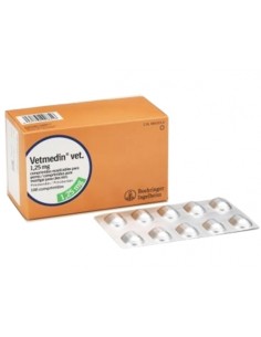 VETMEDIN VET MASTICABLE  1.25MG 100 COMP 