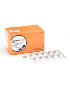 VETMEDIN VET MASTICABLE 5 MG 100 COMP 