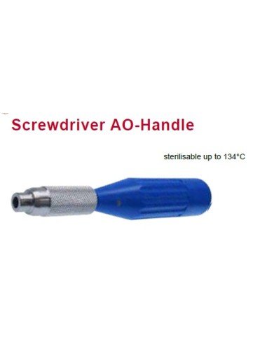 TTA RAPID Screwdriver; AO Handle, blue sterilizable up to134°C (Pasa a PPGR02913)