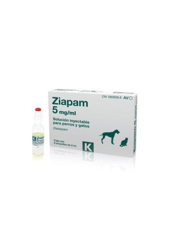 ZIAPAM (5MG/ML) 6X2ML diazepam