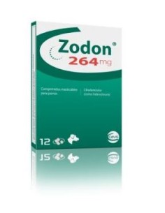 ZODON 264 MG PERRO 12 COMP 