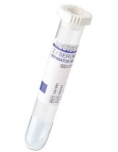 TUBO C/GEL SEPARADOR 4 ML 13X80 100UD BLANCO  AQUISEL