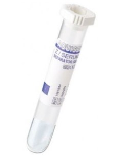 TUBO VACIO PARA SUERO 2,5 ML 12X55 100UD BLANCO AQUISEL