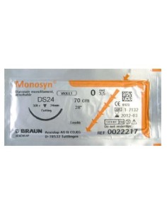 SUTURA MONOSYN VIOLET 3/0 HS26 RCP 36 UDS 1/2 26 mm...
