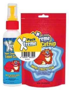 PACK XTREME CATNIP HIERBA 14.4g+Catnip Spray 118 m 