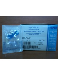 PALOMILLA 23G 19MMx30CM 50 UDS NIPRO CAJA AZUL