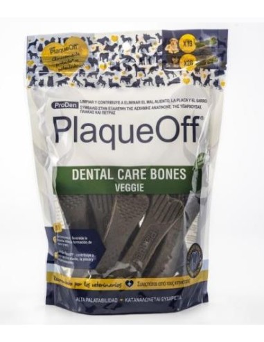 PLAQUE OFF DENTAL CARE BONES VEGGIE 2 EN 1 (485GR) 