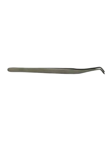 Plate Holding Forceps, 17 cm smooth handle, angled, strong model