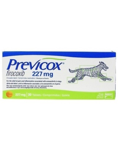 PREVICOX MASTICABLE 227 mg  30 compr 