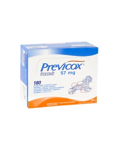 PREVICOX MASTICABLE 57 mg 180 compr 