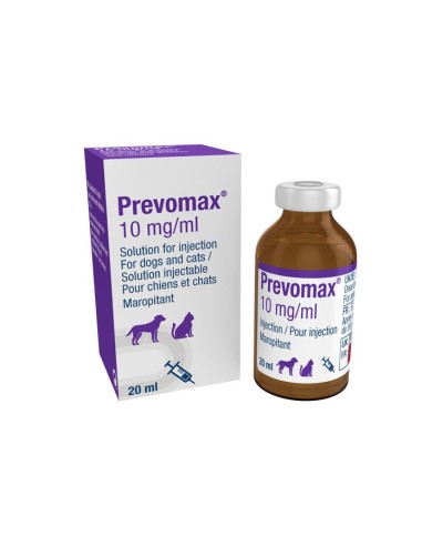 PREVOMAX 10 MG/ML 20 ML SOLUCION INYECTABLE maropitant 10 mg