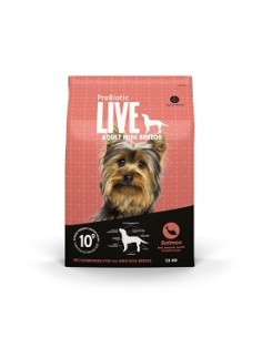 PROBIOTIC LIVE ADULT MINI BREEDS SALMON 2 KG 