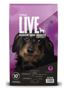 PROBIOTIC LIVE SENIOR & OVERWEIGHT MINI BREED 2 KG TURKEY