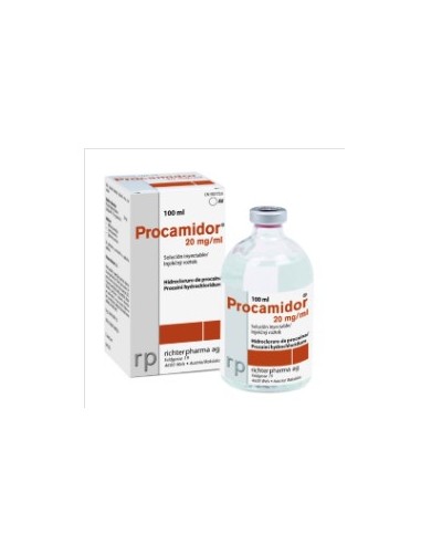 PROCAMIDOR 20 MG SOL. INY. 100 ML. 