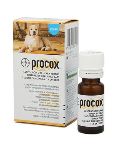 PROCOX SUSP.ORAL 7,5 ml  PERRO 