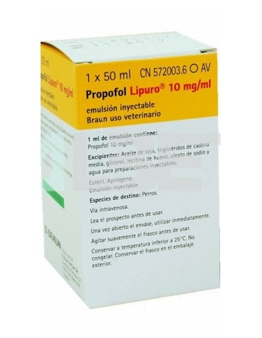 PROPOFOL LIPURO 50 ml. 