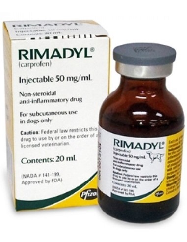 RIMADYL Inyectable 50 mg 20 ml 