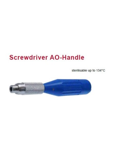 SCREWDRIVER HANDLE SILICONE STRAIGHT  AO sterilizable up to 134ºC