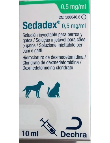 SEDADEX  0.5 MG / ML 10 ML Hidrocloruro de dexmedetomidina