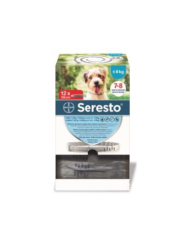 SERESTO PERRO < 8 KG E.C. 12 UND 