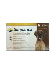 SIMPARICA 120 MG 40-60 KG 3 TAB 