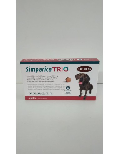 SIMPARICA TRIO 40-60 KG 3 TAB 