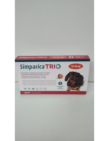 SIMPARICA TRIO 5-10 KG 3 TAB 