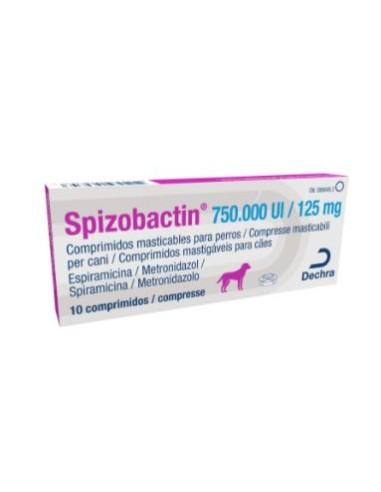 SPIZOBACTIN 750.000UI 125MG 10 COMP. 