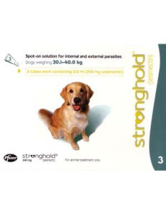 STRONGHOLD 240 MG. 3 PIPETAS PERRO 20-40 KG