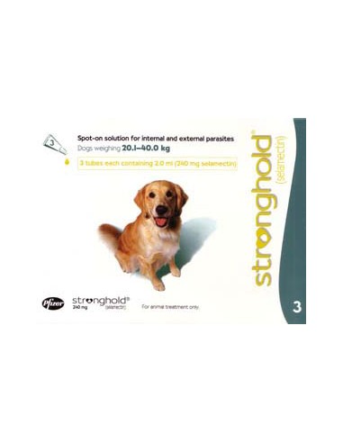 STRONGHOLD 240 MG. 3 PIPETAS PERRO 20-40 KG