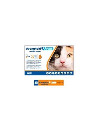 STRONGHOLD PLUS GATOS  30mg/5mg X 3 PIP > 2,5-5kg 