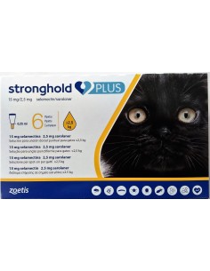 STRONGHOLD PLUS GATOS 15/2,5MG X 6 PIP  < 2.5 Kg