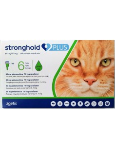 STRONGHOLD PLUS GATOS 60/10MG 6 PIP 5-10 KG