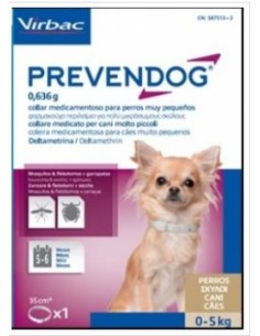 COLLAR PREVENDOG 35CM - 2UD 0-5 KG