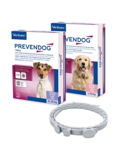 COLLAR PREVENDOG 60CM - 1UD < 25 kg