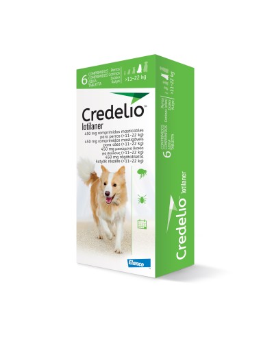 CREDELIO 450 MG 11-22 KG 6 COMP 