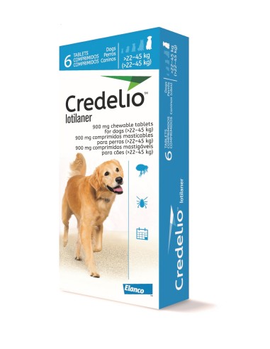 CREDELIO 900 MG 22 - 45 KG 6 COMP 