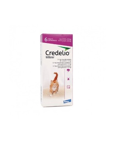 CREDELIO GATO 12 MG 0.5-2 Kg 6 COMP 