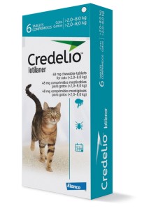 CREDELIO GATO 48 MG 2-8 KG 6 COMP 