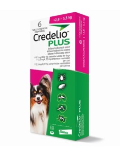 CREDELIO PLUS 112MG  2,8 - 5,5KG  6 COMP. 