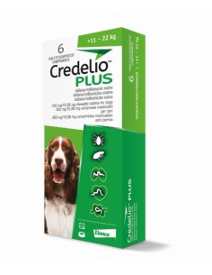 CREDELIO PLUS 450MG  11 - 22KG  6 COMP. 