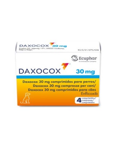 DAXOCOX 30 MG 4 COMP 