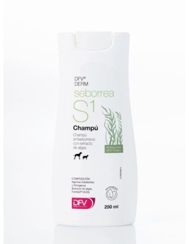 DFV CHAMPU DERM SEBORREA 250ml Perro y gato