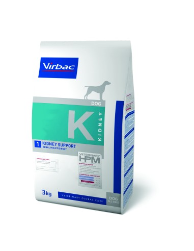 DOG KIDNEY SUPPORT 3KG VIRBAC HPM K1