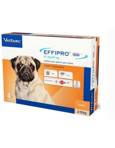 EFFIPRO DUO SPOT ON PERRO PEQUEÑO 4 P 