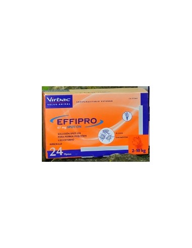 EFFIPRO PERROS 2-10 KG 24 PIP 