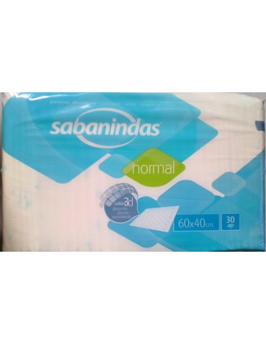 EMPAPADOR SABANINDAS PROTECTOR 60X40 30 UDS 