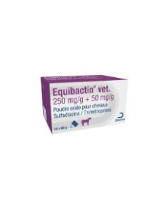 EQUIBACTIN POLVO ORAL 250 MG + 50 MG 10X60 GR